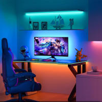 Tiras LED RGB 5050 Con Control Remoto Bluetooth Y Sync Musica Para Decoración De Habitaciones Y TV Tiras Flexibles De Luces Para El Hogar - details 7