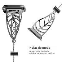 Correa De Acero Inoxidable Compatible Con Apple Watch Para Mujeres Estilo Metalico Versátil Para Modelos De 38mm 40mm 41mm 42mm 44mm 45mm - details 10