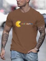 Camiseta Para Hombre Con Impresión Del Sistema Solar Planeta Casual Secado Rápido Transpirable Camiseta Corta Para Correr Entrenamiento - details 7