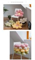 Cojín De Silla Moderno Estilo Nórdico Con Flor Decoración Para Estudio Y Dormitorio Almohada Suave Para Butt Cojines De Oficina Sedentaria 38x38cm - details 6