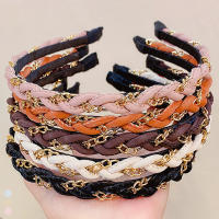Nueva Diadema Para Mujer Con Cadena Y Borde Delgado Elegante Accesorio De Pelo De Moda Decorativo Unisex Para Todas Las Estaciones - details 2