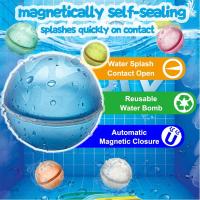 Bolas De Agua Reutilizables Magnéticas Para Piscina Bala De Agua Recargable Bomba De Agua Self-Sealing Para Niños Juguete De Natación - details 5