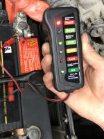 Prueba De Batería Digital 12V Con 6 Luces LED Mini Herramienta Diagnóstica Para Autobús Y Auto Prueba De Batería Y Generador - details 2