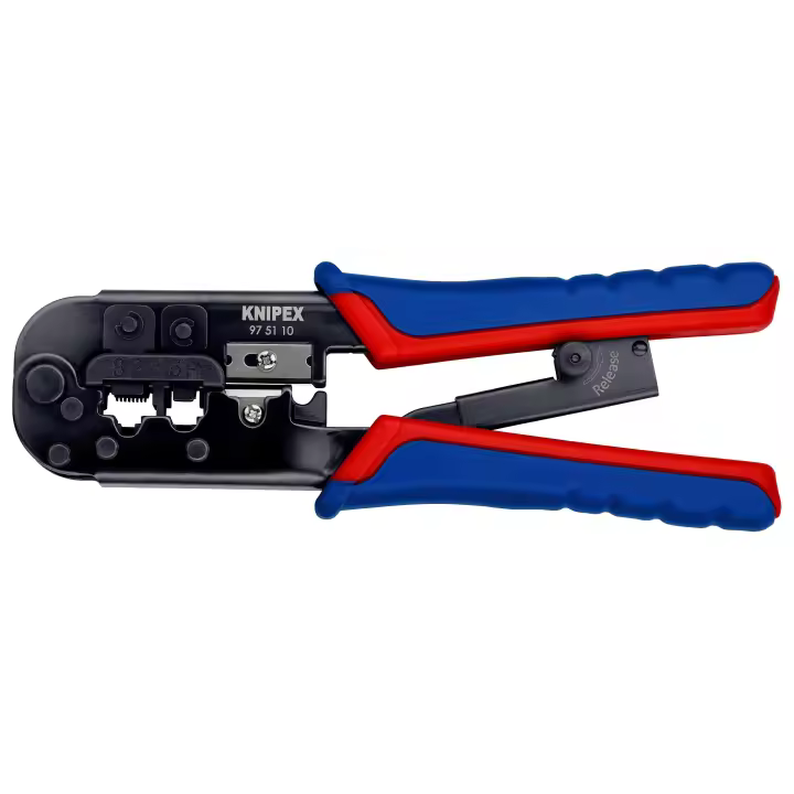 Knipex 97 51 10 - Crimpadora para terminales Western RJ11/12/45 - 1
