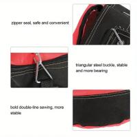 Bolsa De Golpes Pesada Para Boxeo Con Gancho Para Techo Y Cadena De Acero Para Entrenamiento De Fitness MMA Kickboxing Muay Thai Karate Taekwondo Roja - details 8