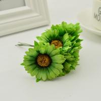 Ramo De Flores Artificiales Hechas a Mano Gerbera Para Boda Decoración De Hogar Y Jardín Regalo DIY Caja De Coronas De Flores Para Fiesta De Aniversario - details 7