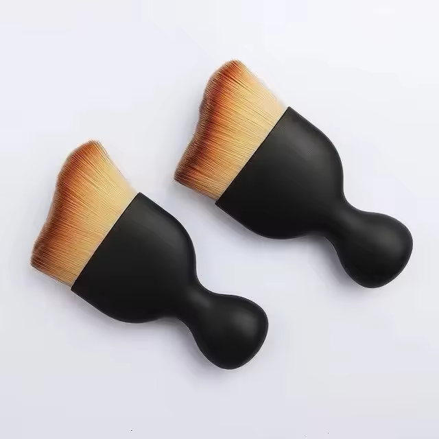 2 Pcs Cepillo Suave Para Limpieza De Interior De Coche Herramienta De Limpieza Para Teclado Y Espacios Estrechos - 1