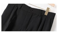 Pantalones Casuales Para Hombre Con Cintura Elástica Y Pierna Delgada Estilo Coreano Pliegues Ajustados Pantalones De Chaqueta Trenzados Callejeros - details 22