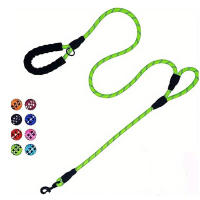 Correa De Perro 6 Pies Larga Con Doble Manija Reflector Y Padded Para Control Seguridad Entrenamiento Resistente Y Segura Para Todas Las Estaciones - details 8