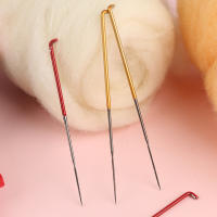 Kit De Agujas De Lana KRABALL Con Mango De Madera Para Tejer DIY Herramienta Para La Fabricación De Muñecas Hechas a Mano - details 5