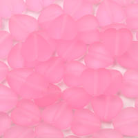 30pcs Bolas De Acrílico En Forma De Corazón Mate Multicolor Para Creación De Joyas Pulseras Collares Accesorios 13x14mm - details 6