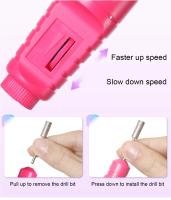 LULAA Máquina De Uñas Eléctrica Portátil Con Conjunto De Corte De Uñas Y Herramientas De Remoción De Polvo De Gel - details 3