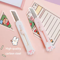 Cuchillo De Arte Portátil Miniatura Con Diseño De Pata De Gato Divertido Abre Cartas Y Envolvientes Herramienta Escolar De Corte Práctico - details 2
