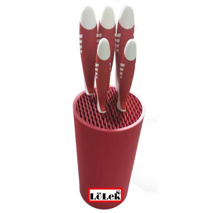 Lolek Set de 5 Cuchillos para Cocina en 3 Colores - 1