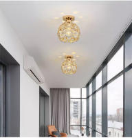 Lámpara De Cristal LED Para Pasillo Balcón Estilo Nórdico Creativa Pequeña Candelabro Entrada Iluminación De Techo Moderna - details 2