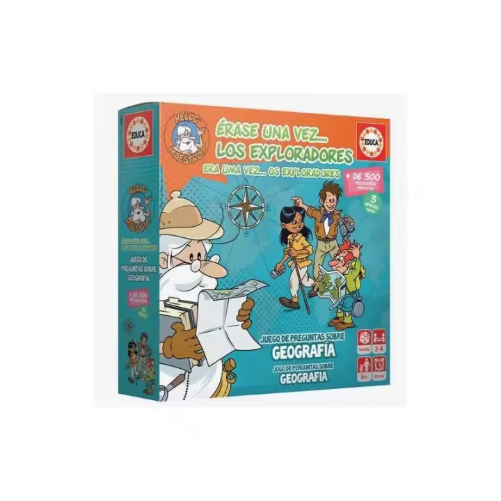 Juego educativo Erase Una Vez..Los Exploradores Geografia EB18857 - 1