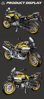 Bloques De Construcción De Motocicleta City F85 GS MOC Model Kit Bloque De Carreras Vehículo De Motor Para Decoración De Escritorio Juguetes Educativos Para Niños Regalos - details 3