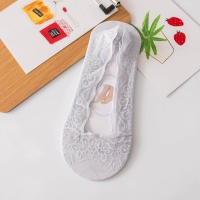 Calcetines De Encaje Para Mujer Calcetines Invisibles De Verano Transpirables Antideslizantes Fondo Bajo De Algodón Y Spandex - details 10