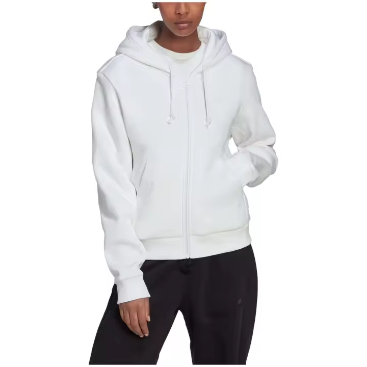 Sudadera con Capucha Adidas All Szn para niños unisex en color blanco - 1