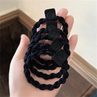 5Pcs Accesorios Para El Cabello De Mujer Estilo Coreano Scrunchies Elásticos Para Moños Y Colas De Caballo Multifuncionales De Rayón - details 4