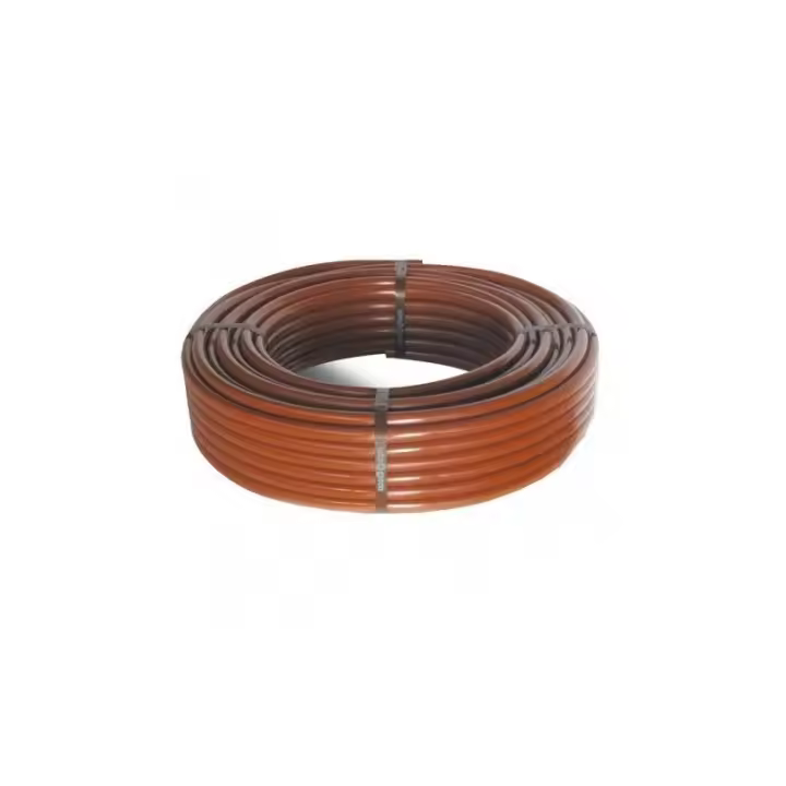 Tuberia de goteo 16mm con gotero a 33cm marron ris 25 metros - 1