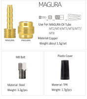 Punta De Aceite Para Bicicleta De Montaña Compatible Con SHIMANO DEORE BH90 BH59 SRAM MAGURA Conector De Tubo De Freno - details 2
