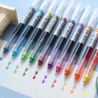 10 Pcs De Rotuladores Gel De Colores 0.5mm Alta Capacidad Secado Rápido Para Estudiantes Toma De Notas Marcado Dibujo Libro De Contabilidad - details 3
