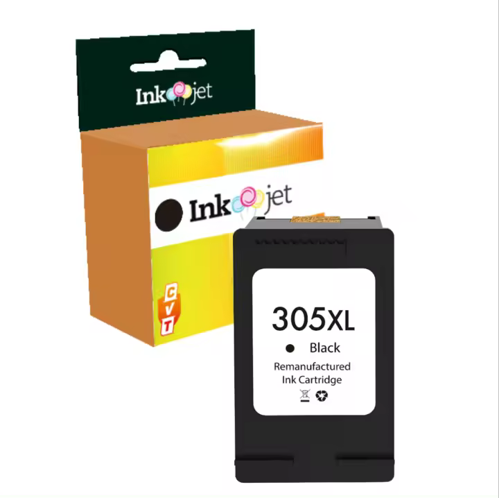 Cartucho de Tinta HP 305XL Negro Compatible de Alta Capacidad - 1