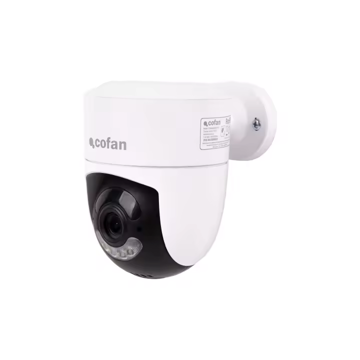 Cofan Cámara de Vigilancia WiFi para Interiores y Exteriores | Compatible con TuyaSmart o Smart Life | Con Visión Nocturna, Audio Bidireccional y Detección de Movimiento - 1