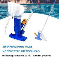 Limpiafondos Humber Swimming Pool, Pequeño Pool Aspiror, Desmontable Pool Limpieza Kit, Limpiador Bottom Pool Y Paredes Manual, Aspirador Agua Piscina Estanques para Jardin - details 3