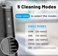 Irrigador Oral Recargable Portátil Con Pulso Alto Máquina De Limpieza Profunda Y Salud De Encías Viajera Silenciosa Para Adultos - details 8