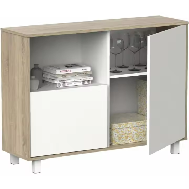 Aparador Lux con 2 Puertas + 2 Baldas - Muebles Pitarch - 1