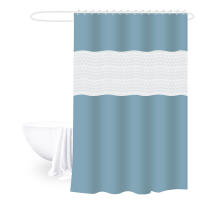 Cortina de Ducha con separación Seca y húmeda, impermeable Y a prueba de Moho, participación de Habitación del Hogar, Cortina Colgante de Empalme, Cortina de Tela, Para Duchas y Baños. - details 3