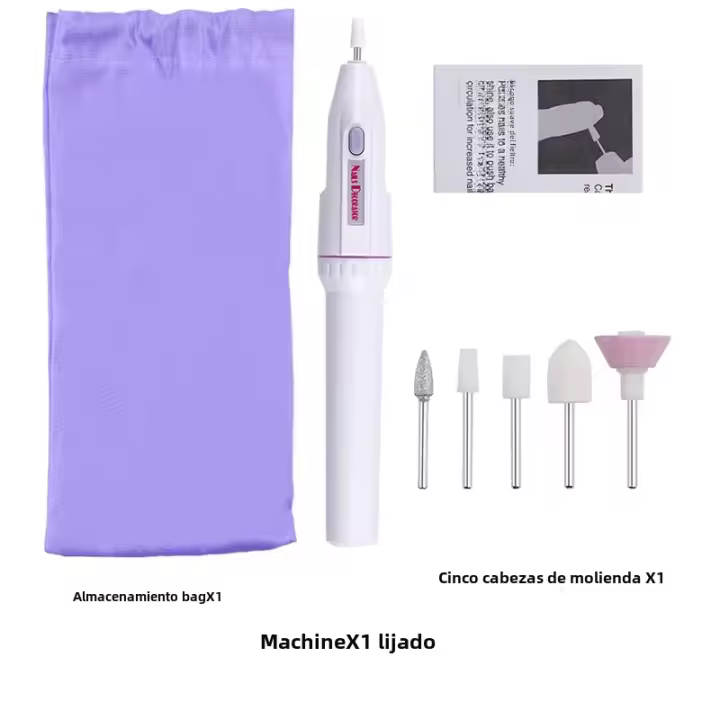 Kit De Manicura Y Pedicura Eléctrico Mini Pulidora De Uñas Herramientas De Grabado Y Pulido De Uñas Con Plástico No Certificado CE - 1