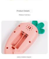Juguete Educativo Montessori Para Bebés Teléfono De Radish Con Sonido Y Música Juguete De Mordedor Bitable Para Niños Juguetes De Aprendizaje Y Sueño - details 9