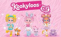 KOOKYLOOS Serie Pet Party Lucy, Daisy y Alice o Katie, Diana y Emma. Pack de 3 muñecas coleccionables. Cada muñeca incluye 3 caras diferentes, mascota, ropa, zapatos de moda y accesorios. - details 0