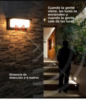 Lámpara De Pared Exterior LED Impermeable IP66 Con Sensor De Movimiento Iluminación Moderna Para Porche Balcón Jardín - details 3