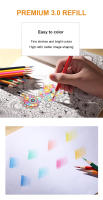 Juego De Lápices De Colores De Madera Para Arte Y Dibujo 12/18/24/36/48/72 Piezas Colores Vibrantes Para Artistas Y Estudiantes - details 8