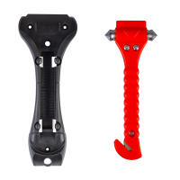 Martillo De Seguridad Para Coche 2PCS Herramienta De Rescate Emergencia Rompe Vidrio Cinturón De Seguridad Cutter Herramientas De Escape Para Vida - details 1
