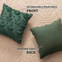 Funda De Cojín Navideña De 18x18 Pulgadas En Pelo Sintético Falso De Hombre De Nieve Para Sofá Y Silla Decoración De Invierno Para Sala De Estar - details 2