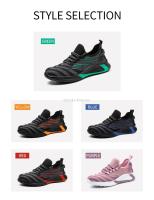 Zapatos De Seguridad Para Hombre Indestructibles Antipinchazos Suela De Goma Mesh Transpirable Botas De Trabajo Ligeros Para Adultos - details 3