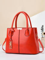 Bolsos Retro de Color sólido para Mujer, elegant Bolso Cruzado de cuero PU, monederos de Oficina y trabajo de moda - details 6