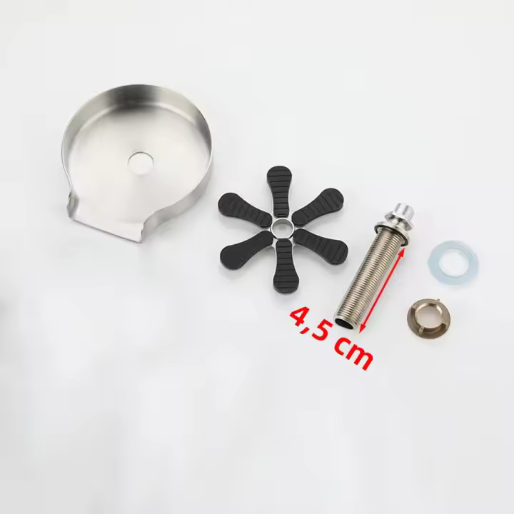 Copa De Vidrio Para Fregadero De Cocina Automática Con Rojellera De Acero Inoxidable Herramienta De Limpieza Para Cubas De Café Y Barra - 1