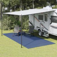 vidaXL Alfombrilla de camping 5,5x2,5 m Color Azul,  Crema,  Antracita y mas - details 0