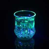 Copa De Whisky LED Automática Multicolor Estilo Vidrio Cortado Para Fiesta De Navidad Bar Club Con Luces Que Se Encienden Al Beber Vino Cerveza - details 4