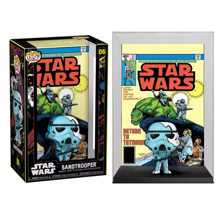 FUNKO POP! COMIC COVERS: STAR WARS - SANDTROOPER, 80956, Nº06, TIENDA CON LICENCIA OFICIAL - 1