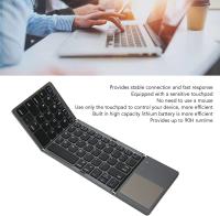 Teclado Bluetooth Plegable, Inalámbrico Portátil Tri Fold con Panel Táctil, Nuevo ,ENVIO 24H - details 5