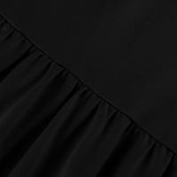 Vestido De Mujer Otoño Manga Larga Pullover Cuello Redondo Rib Knit Patchwork Suéter Cómodo Casual Mini Vestidos Estilo Vintage - details 31