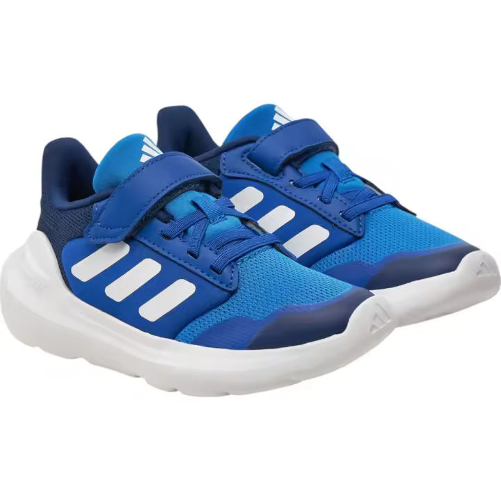 Zapatillas Adidas Tensaur Run 3.0 El C Azul Blancas Ie5989 Running Niño - 1