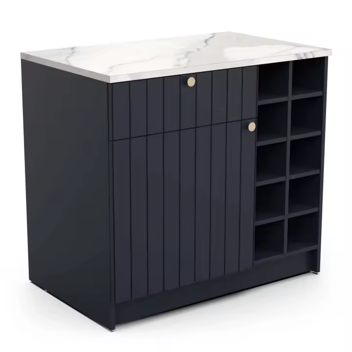 MUEBLE DE COCINA CON BOTELLERO ALLY - 1